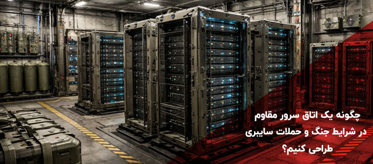 چگونه یک اتاق سرور مقاوم در شرایط جنگ و حملات سایبری طراحی کنیم؟ 