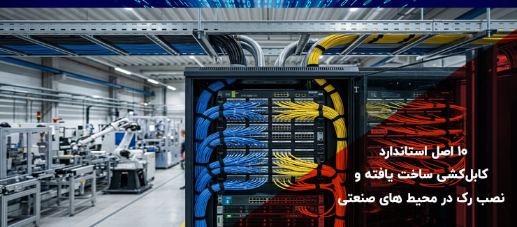 10 اصل استاندارد کابل‌کشی ساخت‌ یافته و نصب رک در محیط‌ های صنعتی