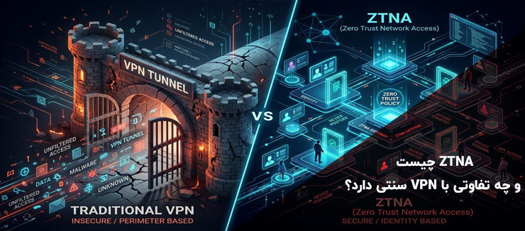 ZTNA چیست و چه تفاوتی با VPN سنتی دارد؟
