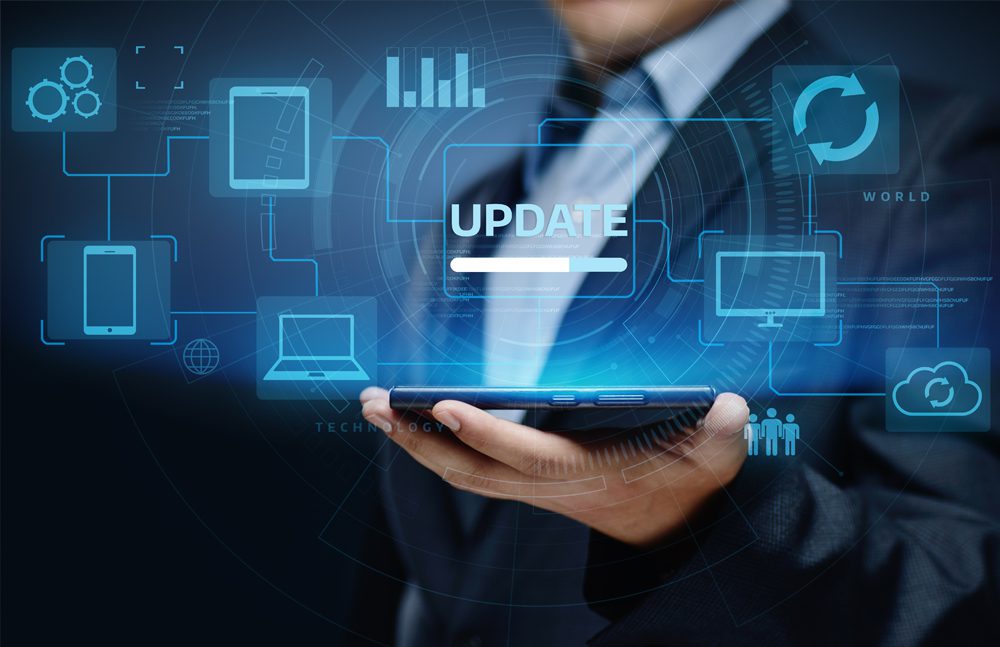 software update به روزرسانی نرم افزارها و سخت افزارها