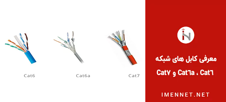 معرفی کابل های شبکه Cat6 ، Cat6a و Cat7